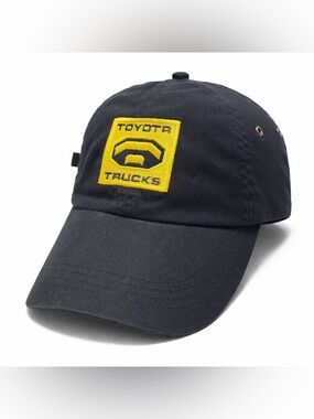 Toyota Trucks Black StrapBack Cap with Yellow Patch